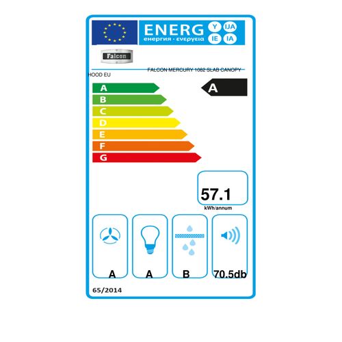Hotte décoration FALCON MHDSC1082MB/ 110cm Noir Mat