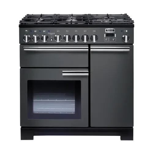 Piano de cuisson FALCON PDL90DFSL/C-EU 90cm gris vue de face