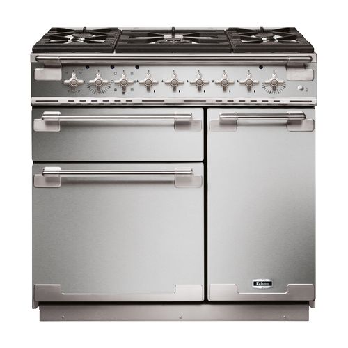 Piano de cuisson FALCON ELS90DFSS/-EU Mixte 90 inox vue de face