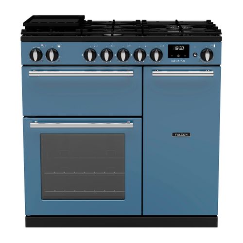 Piano de cuisson gaz FALCON INF90DFPSTB/CM-E1 vue de face