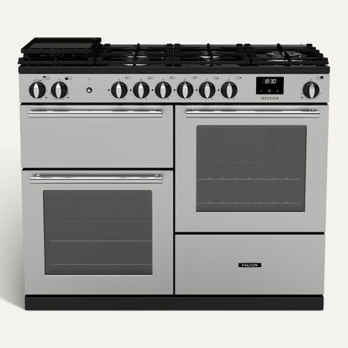 Piano de cuisson gaz FALCON INFO110DFSTST/CM-E1 vue de face