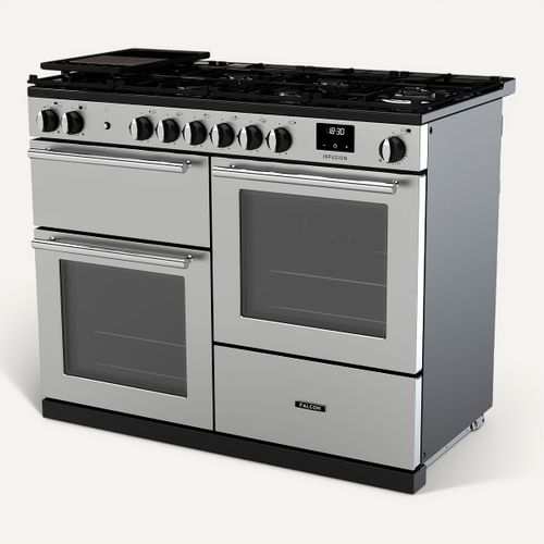 Piano de cuisson gaz FALCON INFO110DFSTST/CM-E1 vue 3/4