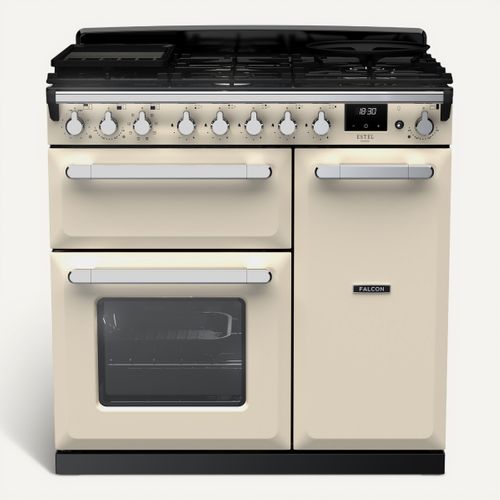 Piano de cuisson mixte FALCON ESDL90DFPPCR/CM-E1 vue de face