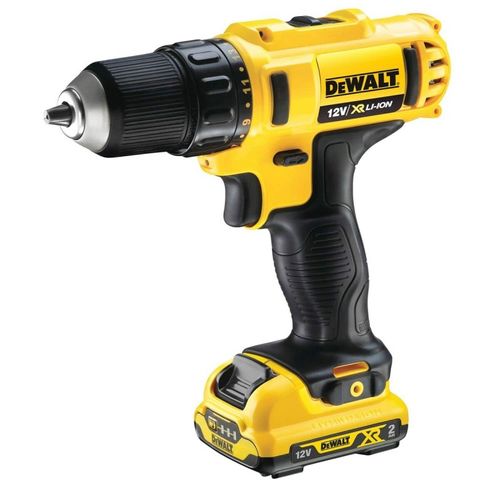 Perceuse-visseuse 10,8v + 2 Batterie 2ah + Chargeur + Coffret - Dewalt - Dcd710d2