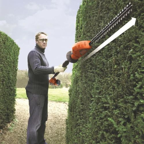 Taille-haie Télescopique Sans Fil 18 V, Lame 43 Cm, Tête Pivotante 5 Positions