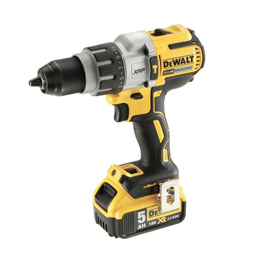 Perceuse-visseuse à Percussion 18v + 2 Batteries 5ah + Coffret Tstak - Dewalt - Dcd996p2-qw