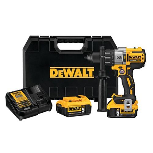 Perceuse-visseuse à Percussion 18v + 2 Batteries 5ah + Coffret Tstak - Dewalt - Dcd996p2-qw