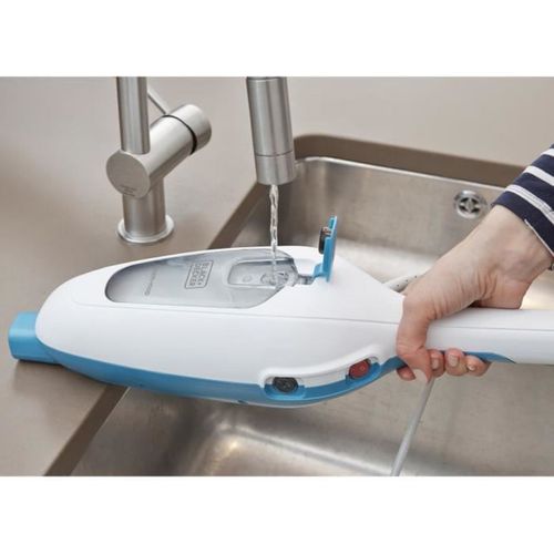 Balai Vapeur 5-en-1 1300 W, Réservoir 0,38 L, Tête Pivotante