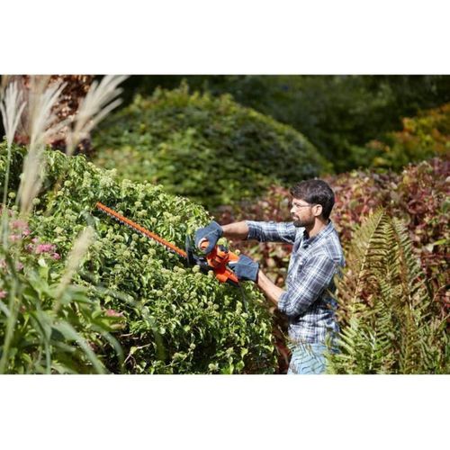 Taille-haies Filaire 45 Cm 420 W, Lame Laser Diamant, Coupe 16 Mm