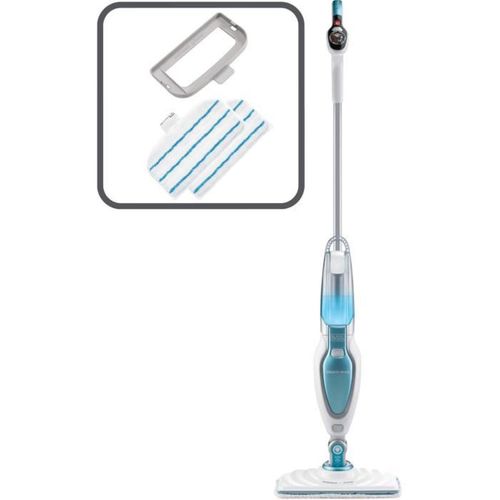 Balai Nettoyeur Vapeur 3 En 1 1600w - Fsm16cd-qs - 2 Microfibres + 1 Accessoire Pour Tapis Inclus