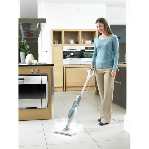 Balai Nettoyeur Vapeur 3 En 1 1600w - Fsm16cd-qs - 2 Microfibres + 1 Accessoire Pour Tapis Inclus