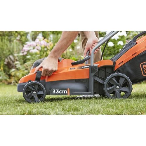 Tondeuse 33 Cm Sans Fil Lithium 18v 2,5ah 2 Batteries 1 Chargeur