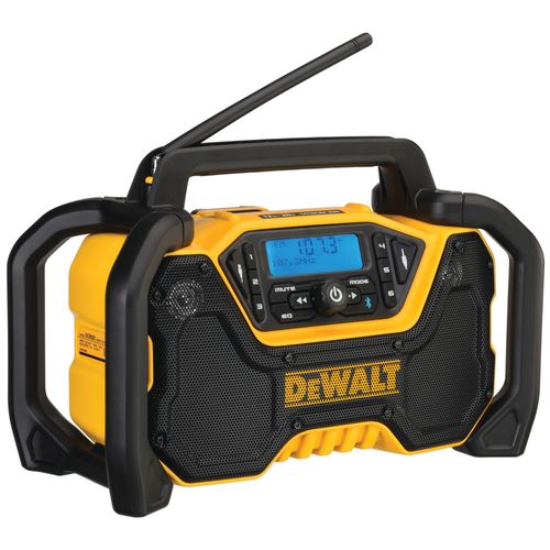 Radio De Chantier 12/18v Xr Double Alimentation Avec Fonction Bluetooth (sans Batterie Ni Chargeur)