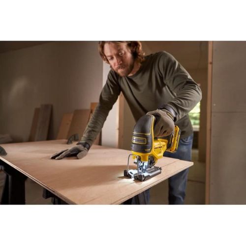 Scie Sauteuse Sans Fil 18v Brushless - 0–3 200 Trs/min, Semelle Inclinable