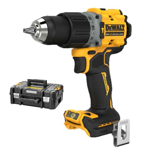 Perceuse-visseuse à Percussion 18v Brushless (sans Batterie Ni Chargeur) + Coffret T-stak - Dewalt -