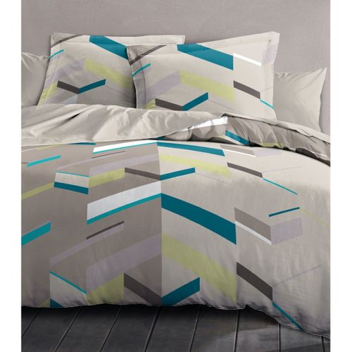 Marco Parure De Couette 100% Coton - Beige - 220x240 Cm