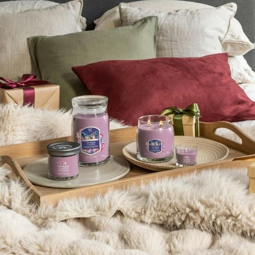 Moyenne Bougie Nuit étoilée Au Sommet En Verre