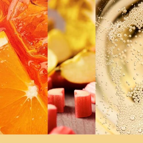 Grande Bougie Spritz Au Bord Des Pistes En Verre