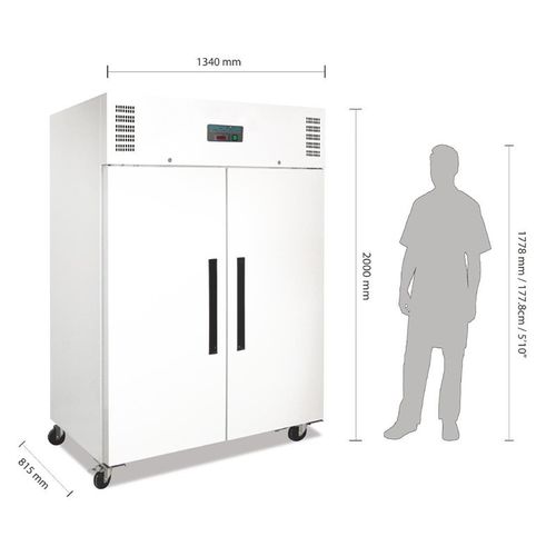 Armoire Réfrigérée Positive 2 Portes 1200 L -
