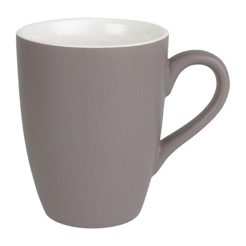 Mug Gris 320 Ml - Lot De 6 -