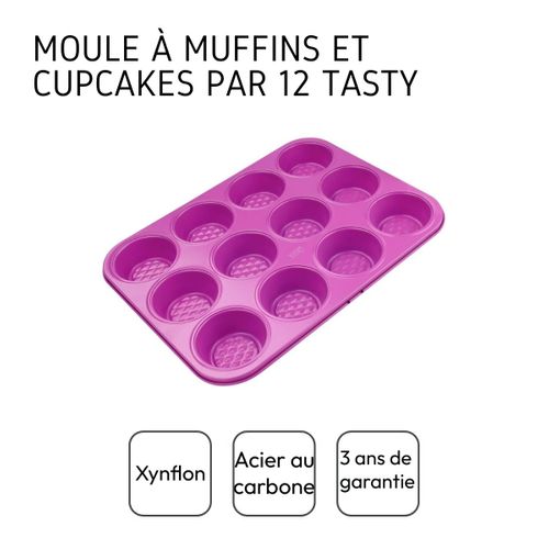 Moule à Muffins 12 Empreintes 35 X 27 Cm Tasty Pâtisserie