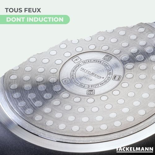 Casserole 20 Cm Aluminium Revêtement Céramique Antiadhésif Sans Pfas Brandao