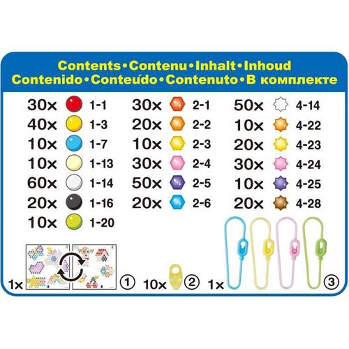 Aquabeads Recharge Porte-clés – Plus De 480 Perles à Eau – 8 Créations – Loisir Créatif Dès 4 Ans