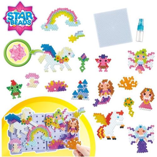 Aquabeads L'atelier d'initiation, Coffret 900 perles de 25 couleurs, perles qui collent avec de l'eau, 35087, Dès 4 ans - Jeux - Jouets Aquabeads L'atelier d'initiation, Coffret 900 perles de 25 couleurs, perles qui collent avec de l'eau, 35087, Dès 4 ans - Jeux - Jouets