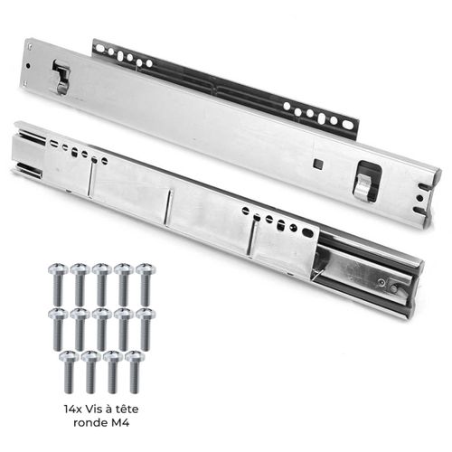 2 Paniers Coulissants Pour Placard De Cuisine De 60cm