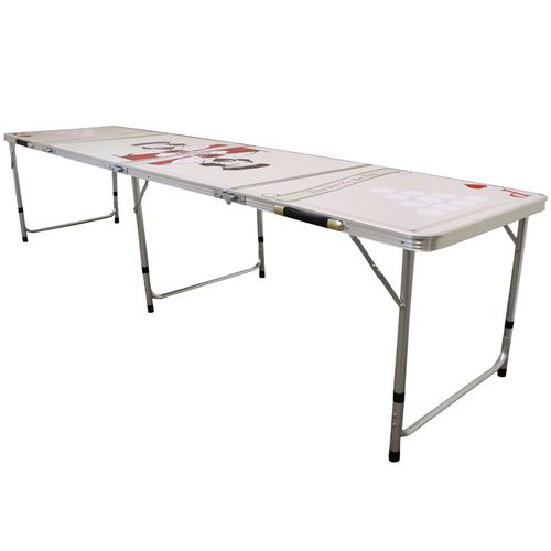 Table De Bière-pong 240 Cm Pliable Imperméable Transportable Amovible