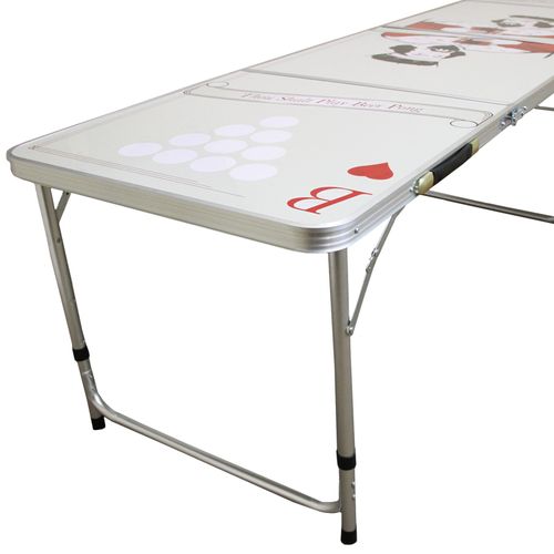 Table De Bière-pong 240 Cm Pliable Imperméable Transportable Amovible