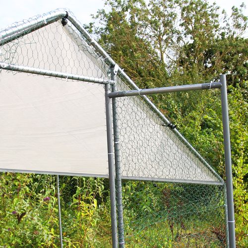 Enclos Poulailler 4mx6mx2m Cage Volière Parc Grillagé Animaux Volaille Canard