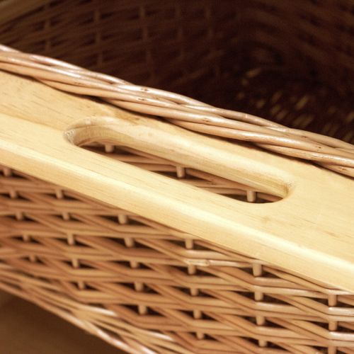Panier De Rangement Coulissants En Pin 60cm Brun Solide Cuisine Salle De Bain