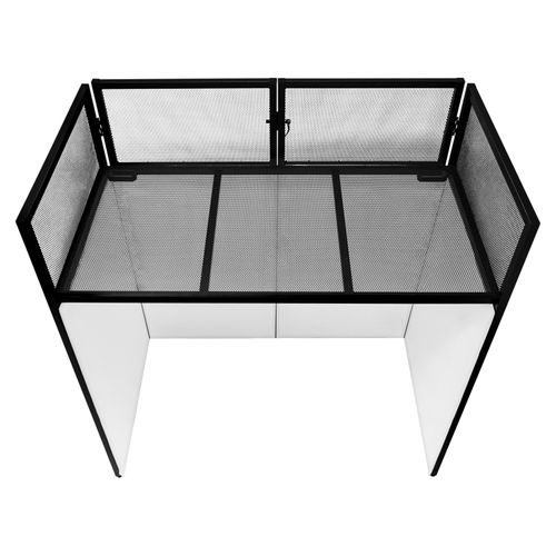 Façade Portable En Métal Pour Stand Dj Disc Jockey Dj Booth 114 X 105 X 57 Cm