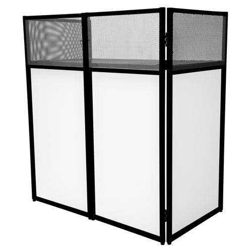 Façade Portable En Métal Pour Stand Dj Disc Jockey Dj Booth 114 X 105 X 57 Cm