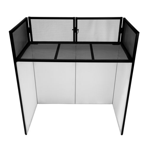 Façade Portable En Métal Pour Stand Dj Disc Jockey Dj Booth 114 X 105 X 57 Cm
