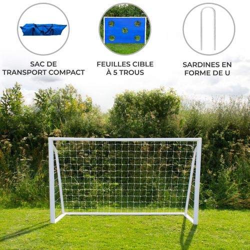 But De Football Keeper - 1,2 M X 1,8 M [sardines, Pinces et Sac Inclus]