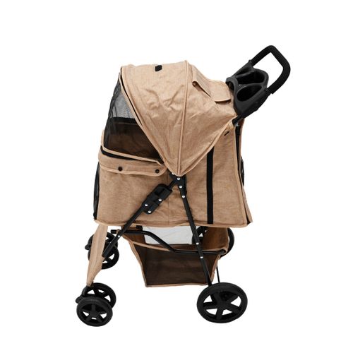 Poussette Pour Animal De Compagnie – Beige