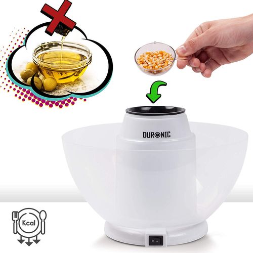 Appareil à Popcorn - Bol Démontable - Cuisson à Air Chaud De Mais Soufflé Sans Huile - Pop50 We