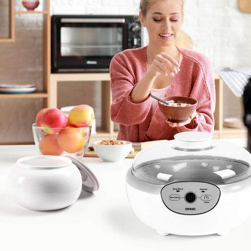 Ym1 Yaourtière électrique Avec écran Numérique Et 1 Pot En Céramique De 1500 Ml