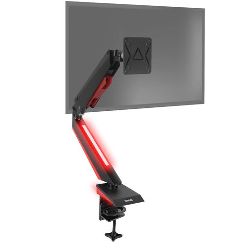 Dmgm5x1 Support De Moniteur - 15-32 Pouces - Lumière D'ambiance LED Rouge - Vesa 75/100 - Bras À Gaz