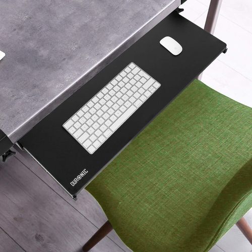 Dktpx2 Support Coulissant Pour Clavier Et Souris - Tiroir Sous La Table - Solution Ergonomique