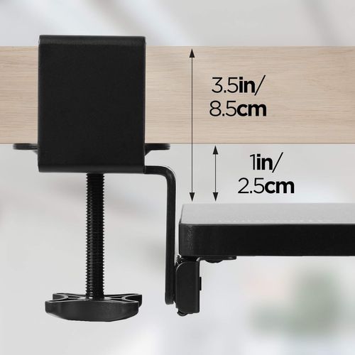 Dktpx2 Support Coulissant Pour Clavier Et Souris - Tiroir Sous La Table - Solution Ergonomique