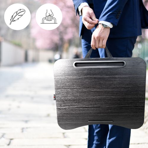 Dml432 Plateau Pour Ordinateur Portable Avec Coussin En Polystyrène - À Poser Sur Les Genoux
