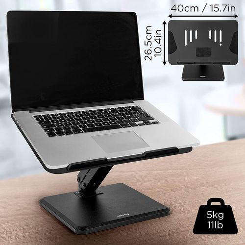 Support Pour Ordinateur Portable Hauteur Ajustable 8-18,5cm Duronic Dml125
