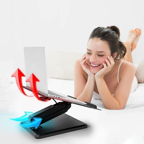 Support Pour Ordinateur Portable Hauteur Ajustable 8-18,5cm Duronic Dml125
