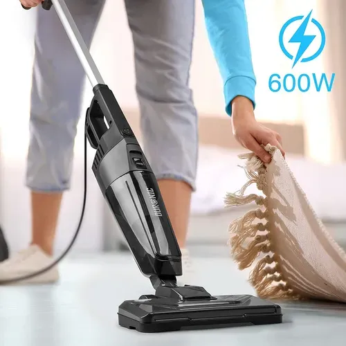 Aspirateur Balai Et À Main De 600w - Sans Sac - Léger - 2 Filtres Hepa Fournis - Vc9