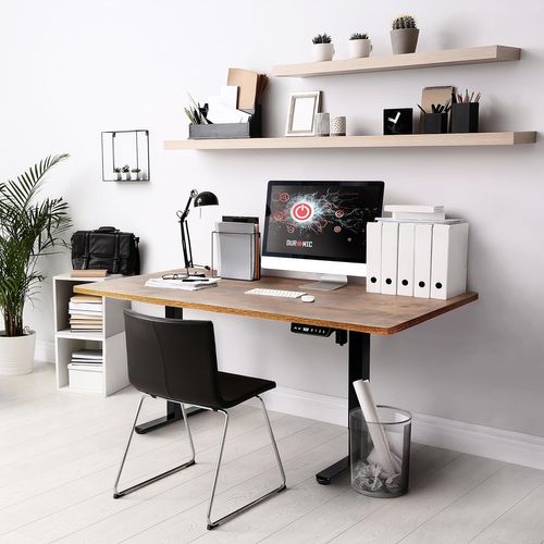Tt140 Ao Plateau Pour Bureau Assis Debout De 140 X 60 X 2cm Duronic