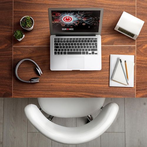 Tt160 Wt Plateau Pour Bureau Assis Debout De 160 X 60 X 2cm Duronic