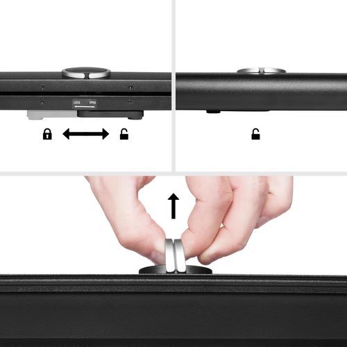 Dps40 16/9 Ecran De Projection Pour Bureau De 40 Pouces 101 Cm 89 X 50 Cm Toile De Projection